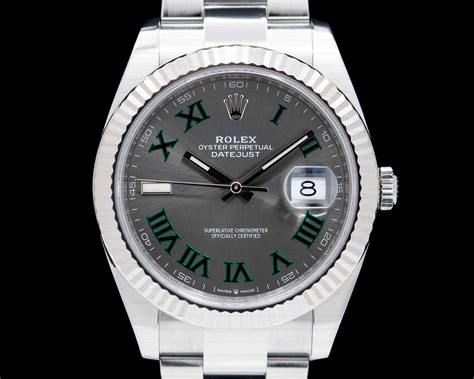 rolex green roman numerals